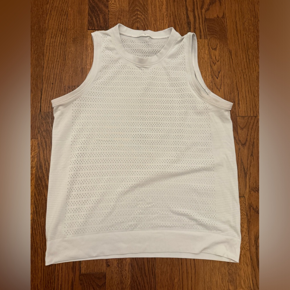 White Lululemon tank size 10